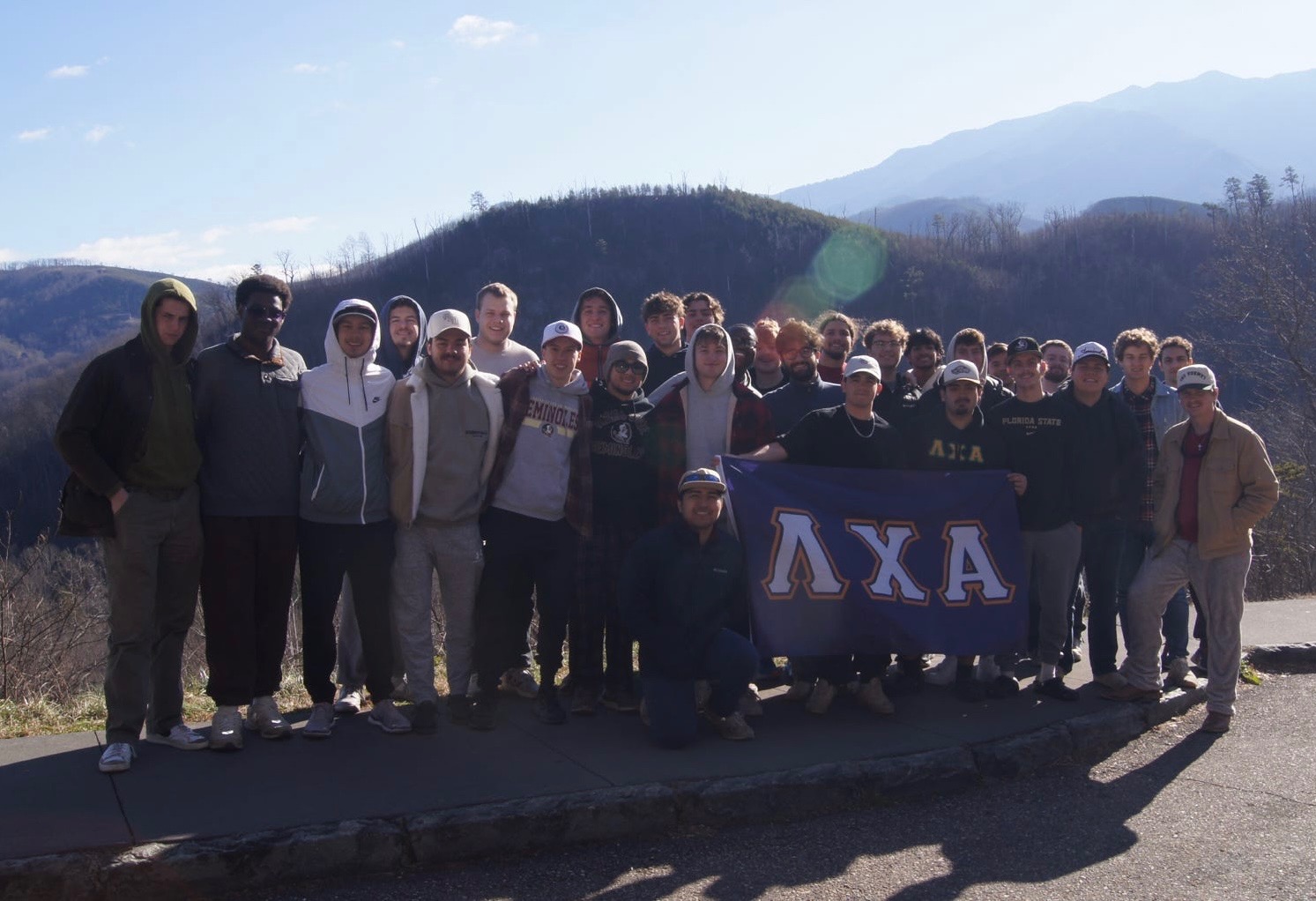 Brothers at the Smoky Mountains retreat